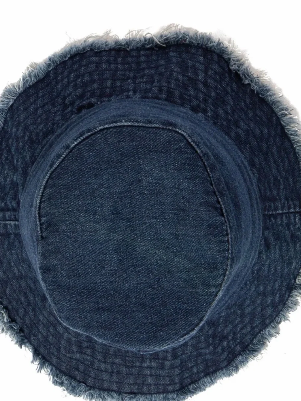 The Frayed Denim Bucket Hat 100% Cotton